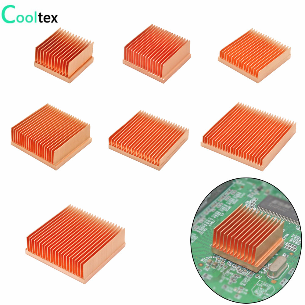 Diy Electronics For Home - Dissipateur thermique en cuivre pur, bricolage,