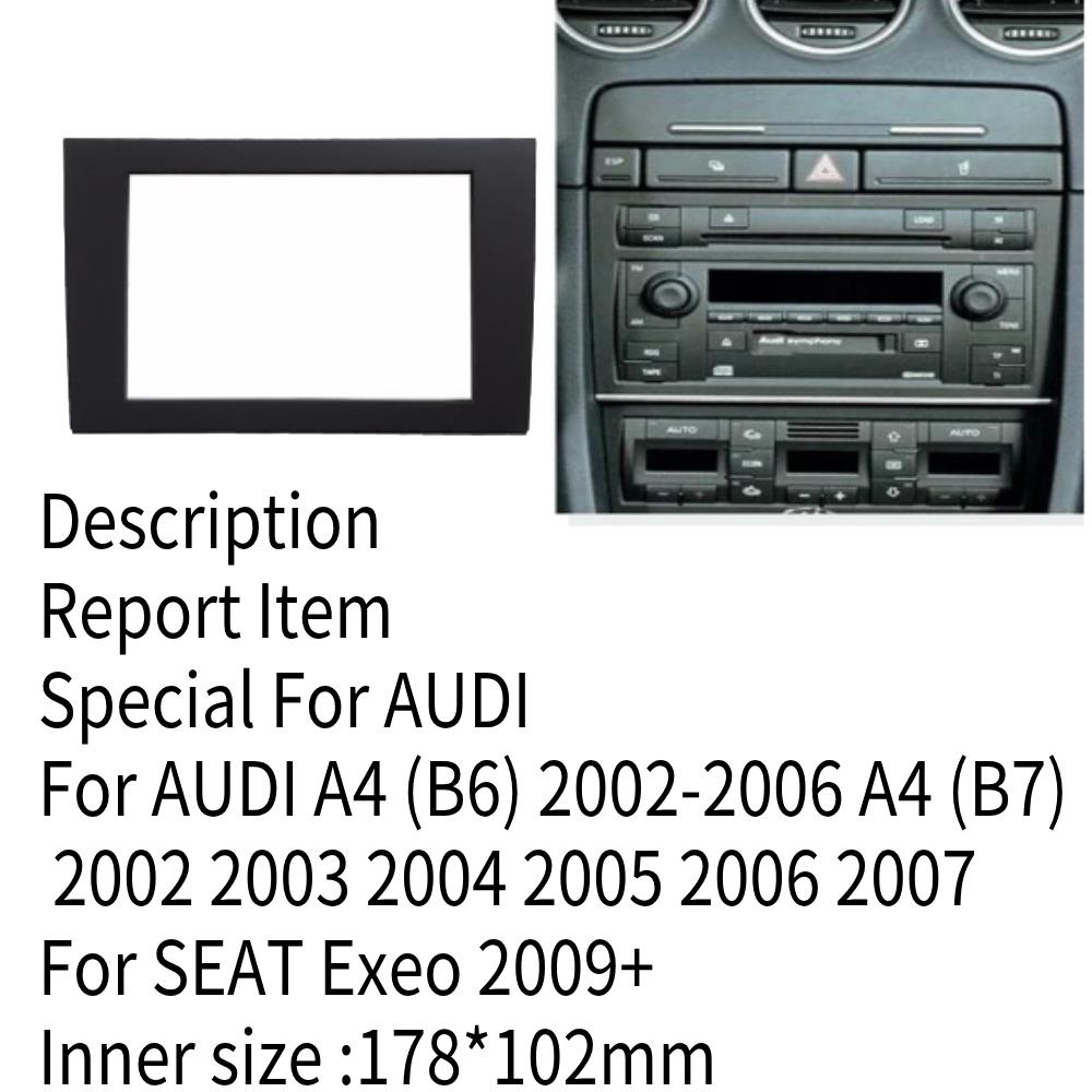 Diy Electronics Radio - Façade d'autoradio Double Din pour AUDI