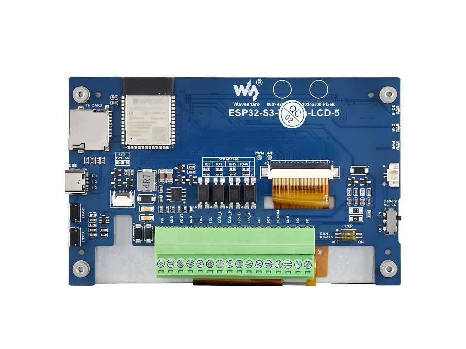 ESP32-S3-LCD-5, fonction sans  - Esp32 Wifi Bluetooth avis et prix