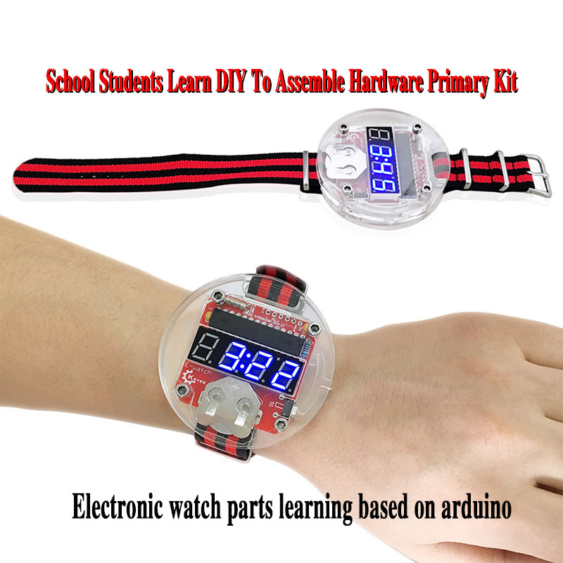 Kit d'horloge LED à puce uniqu - Learn Diy Electronics avis et prix