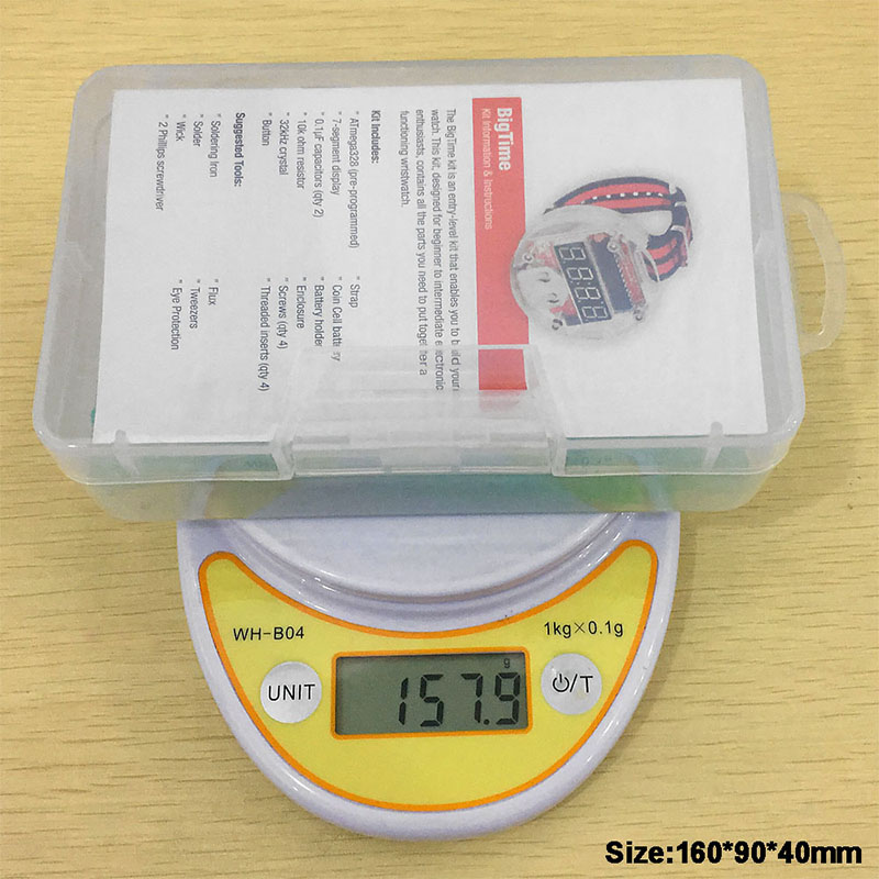 Kit d'horloge LED à puce uniqu - Learn Diy Electronics avis et prix