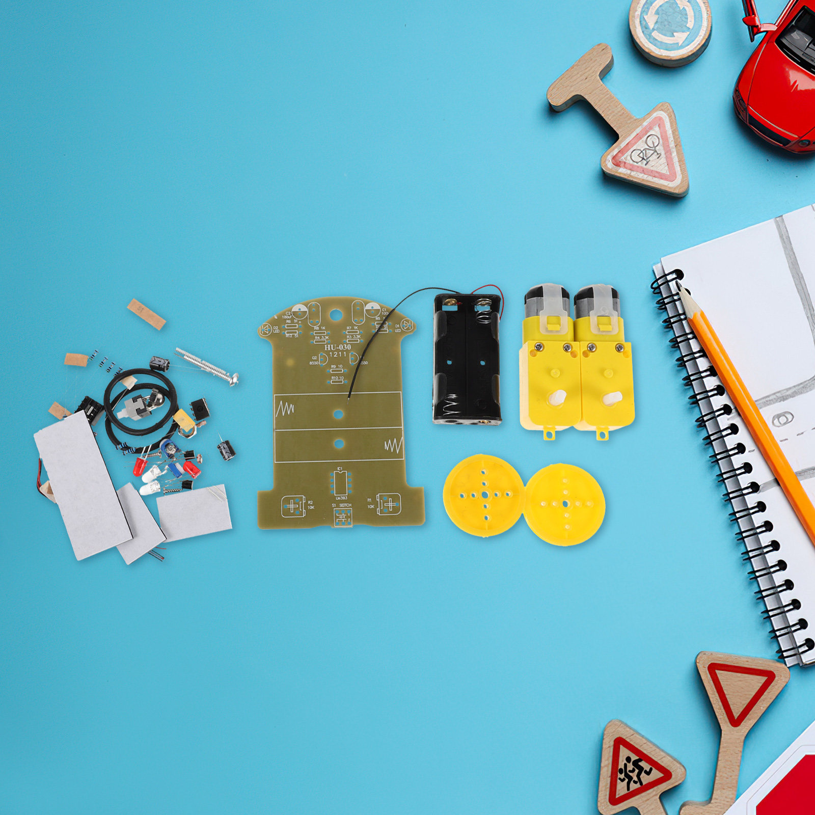 Kit de voiture robotisée à sui - Learn Diy Electronics avis et prix