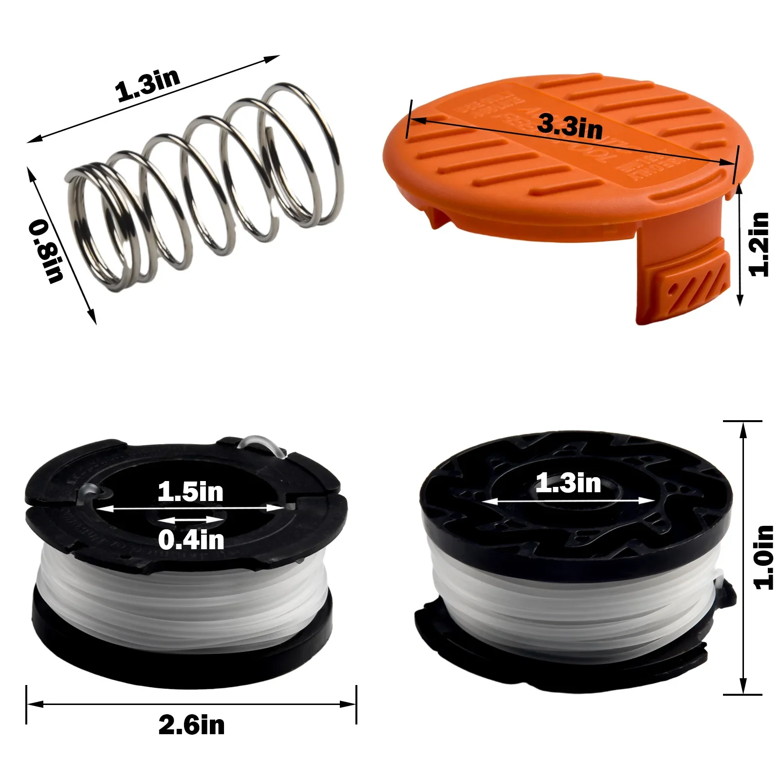 Bobine, capuchon et ressort po - Black+Decker Tool Cordless avis et prix