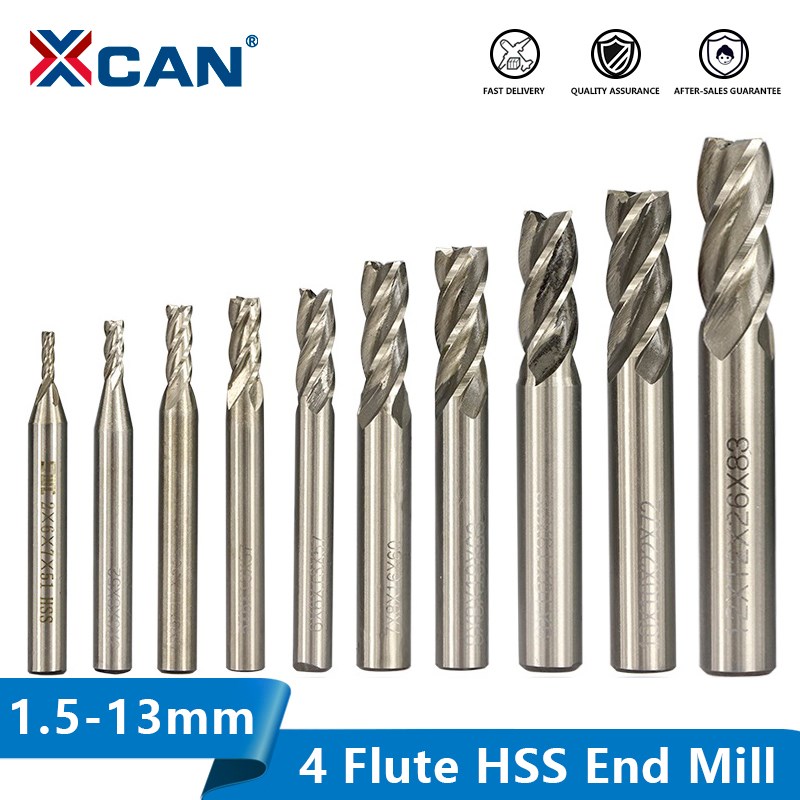 XCAN HSS fraise 4 cannelures f - Diy Cnc Router Electronics avis et prix
