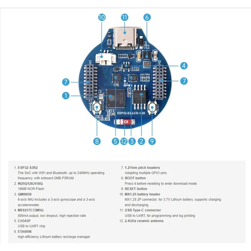 Carte de développement ESP32-S - Esp32 Wifi Bluetooth avis et prix